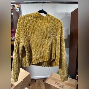Aeropostale Golden Yellow Cowl Neck Sweater